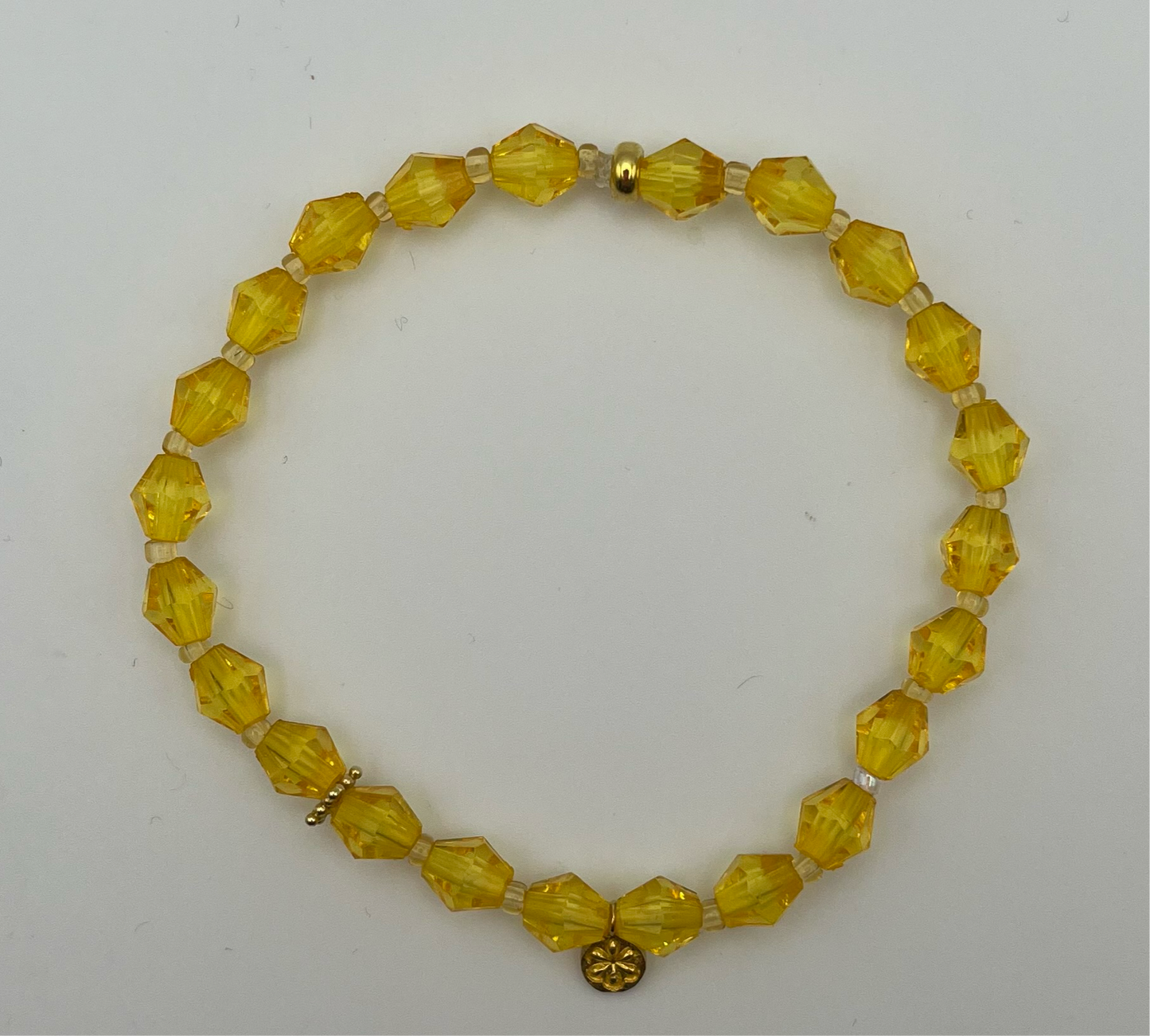 Burnt yellow with daisy