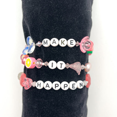 "Make it happen" Bracelet