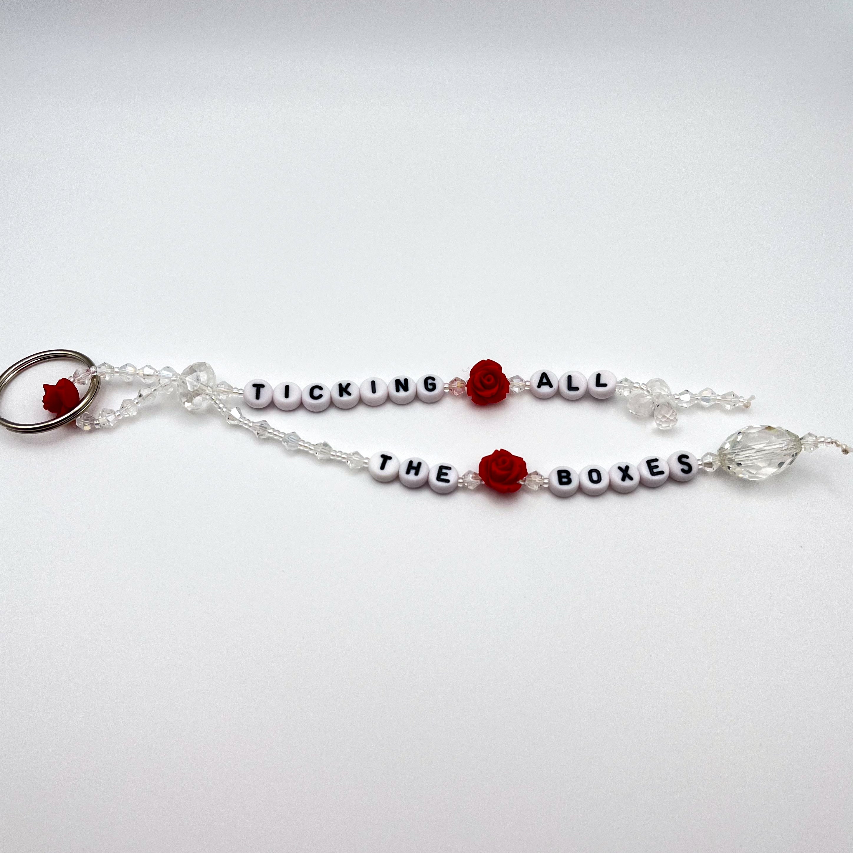 "Ticking All the Boxes" Keyring